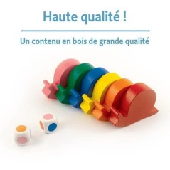 Allez les escargots - Ravensburger - Jeu de société enfants - Jeu de