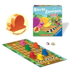 Allez les escargots - Ravensburger - Jeu de société enfants - Jeu de