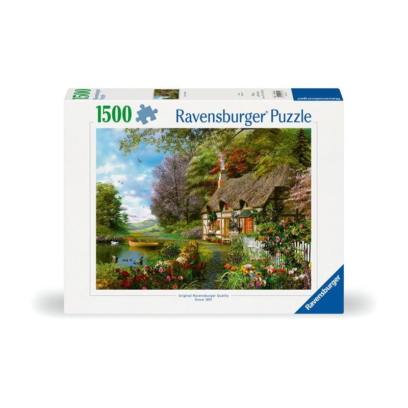 Ravensburger - Puzzle Adulte - Puzzle 1500 pieces - Cottage de campagn