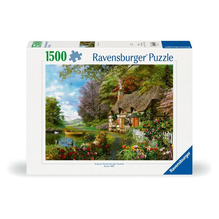 Ravensburger - Puzzle Adulte - Puzzle 1500 pieces - Cottage de campagne - des 14 ans - Puzzle de qualité supérieure - 12000700 Ravensburger - Puzzle Adulte - Puzzle 1500 pieces - Cottage de campagne - des 14 ans - Puzzle de qualité supérieure - 12000700