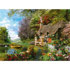Ravensburger - Puzzle Adulte - Puzzle 1500 pieces - Cottage de campagn