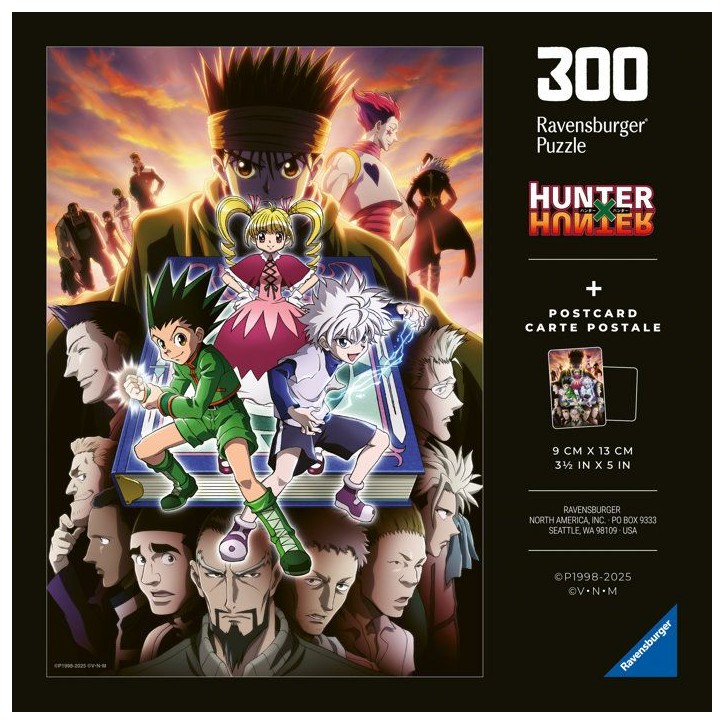 Ravensburger - Puzzle 300 pieces - Hunter x Hunter - Fandom collection -des 8 ans - Puzzle de qualité supérieure -12001503 Ravensburger - Puzzle 300 pieces - Hunter x Hunter - Fandom collection -des 8 ans - Puzzle de qualité supérieure -12001503