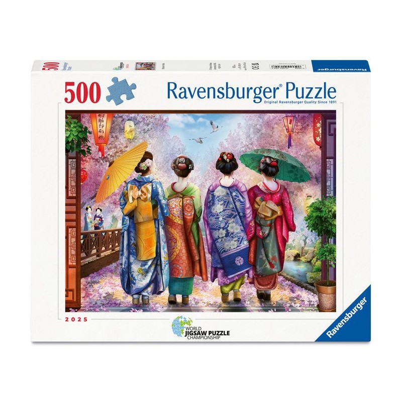 Ravensburger - Puzzle 500 pieces - Promenade fleurie - Adultes et enfa