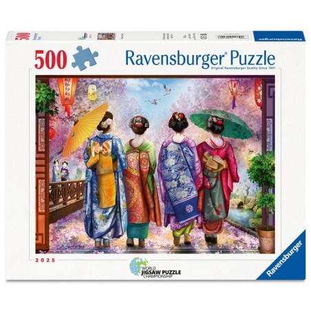 Ravensburger - Puzzle 500 pieces - Promenade fleurie - Adultes et enfa