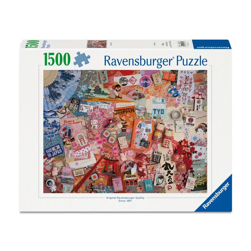 Ravensburger - Puzzle Adulte - Puzzle 1500 pieces - Voyage a Tokyo - d