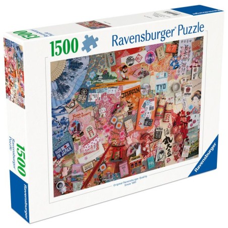 Ravensburger - Puzzle Adulte - Puzzle 1500 pieces - Voyage a Tokyo - des 14 ans - Puzzle de qualité supérieure - 12001703