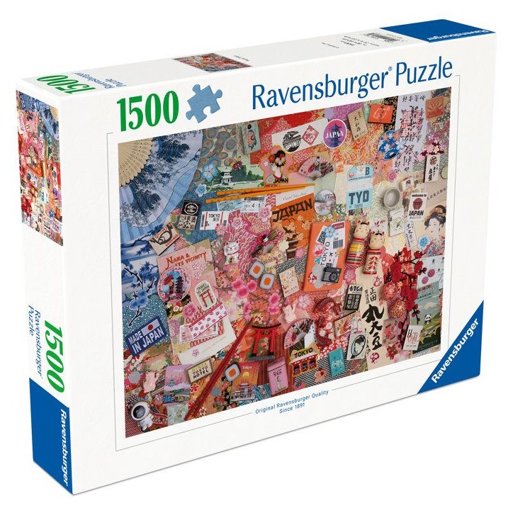 Ravensburger - Puzzle Adulte - Puzzle 1500 pieces - Voyage a Tokyo - des 14 ans - Puzzle de qualité supérieure - 12001703 Ravensburger - Puzzle Adulte - Puzzle 1500 pieces - Voyage a Tokyo - des 14 ans - Puzzle de qualité supérieure - 12001703