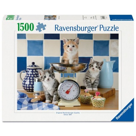 Ravensburger - Puzzle Adulte - Puzzle 1500 pieces - Chatons dans la cu