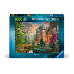 Ravensburger - Puzzle Adulte - Puzzle 1000 pieces - Manoir Terracotta