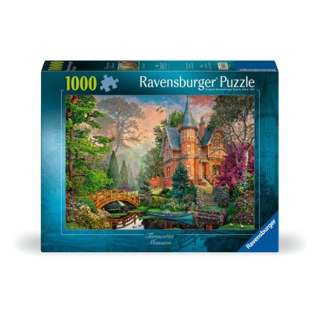 Ravensburger - Puzzle Adulte - Puzzle 1000 pieces - Manoir Terracotta