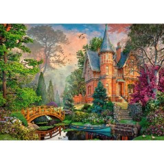 Ravensburger - Puzzle Adulte - Puzzle 1000 pieces - Manoir Terracotta