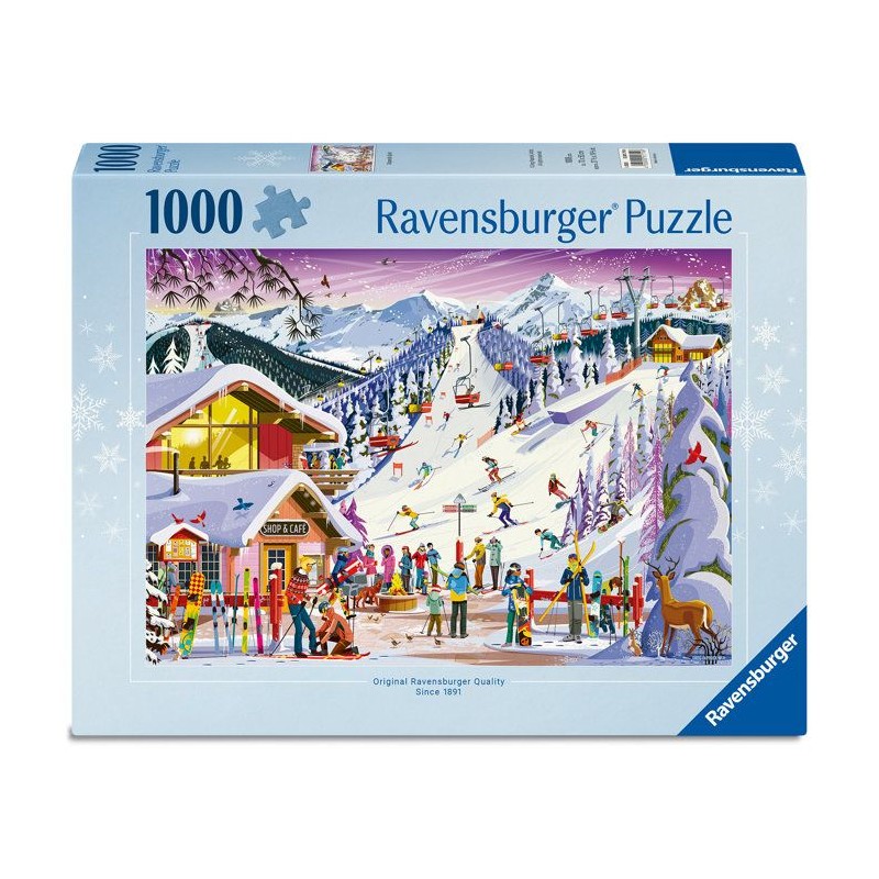 Ravensburger - Puzzle Adulte - Puzzle 1000 pieces - Au rythme des pist