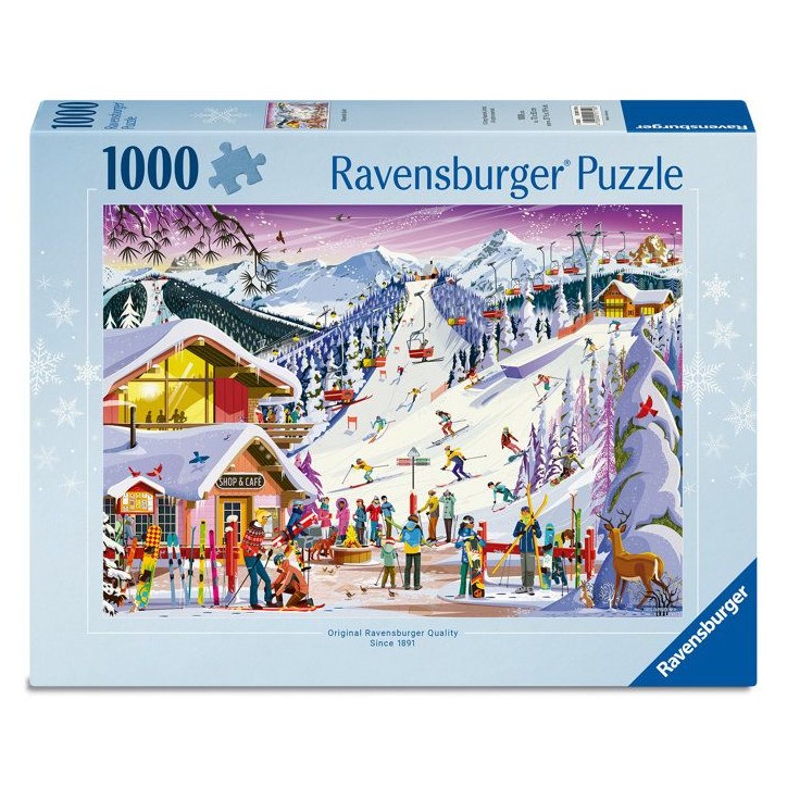 Ravensburger - Puzzle Adulte - Puzzle 1000 pieces - Au rythme des pistes - des 14 ans - Puzzle de qualité supérieure -12001719 Ravensburger - Puzzle Adulte - Puzzle 1000 pieces - Au rythme des pistes - des 14 ans - Puzzle de qualité supérieure -12001719