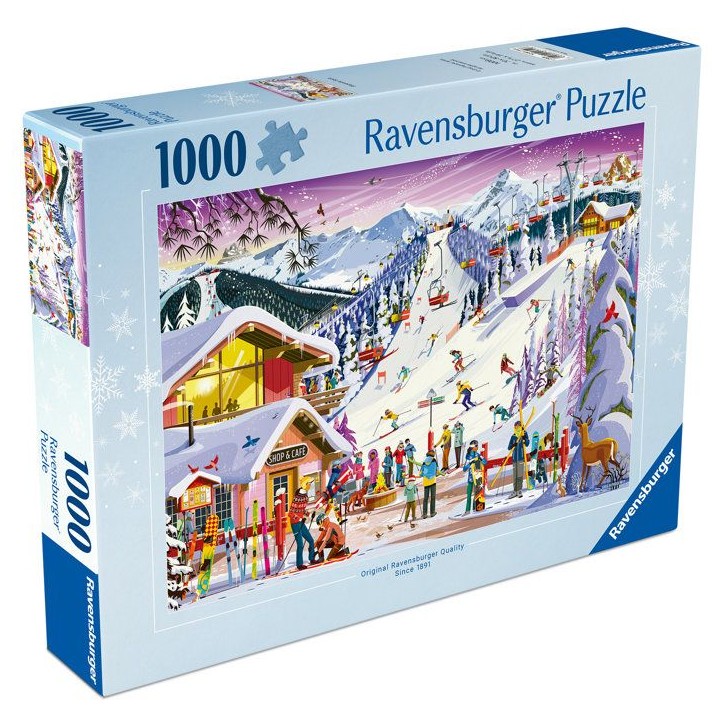 Ravensburger - Puzzle Adulte - Puzzle 1000 pieces - Au rythme des pistes - des 14 ans - Puzzle de qualité supérieure -12001719 Ravensburger - Puzzle Adulte - Puzzle 1000 pieces - Au rythme des pistes - des 14 ans - Puzzle de qualité supérieure -12001719