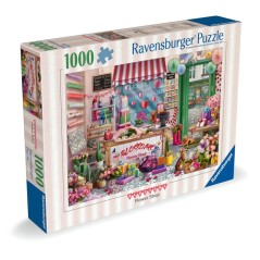 Ravensburger - Puzzle Adulte - Puzzle 1000 pieces - La boutique de fleurs -des 14 ans - Puzzle de qualité supérieure - 1200172