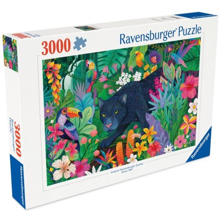 Ravensburger-Puzzle Adulte 3000 pieces-Panthere dans la jungle-des 14 ans-Puzzle de qualité supérieure fabriqué en Europe-120