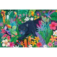 Ravensburger-Puzzle Adulte 3000 pieces-Panthere dans la jungle-des 14