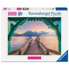 Ravensburger - Puzzle Adulte 1000 pieces - Passerelle du lac d'Annecy