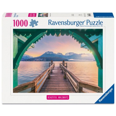 Ravensburger - Puzzle Adulte 1000 pieces - Passerelle du lac d'Annecy