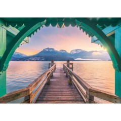 Ravensburger - Puzzle Adulte 1000 pieces - Passerelle du lac d'Annecy