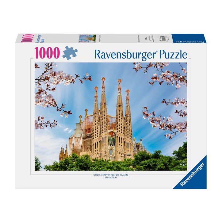Ravensburger - Puzzle Adulte - Puzzle 1000 pieces - La Sagrada Família - des 14 ans - Puzzle de qualité supérieure -12001791