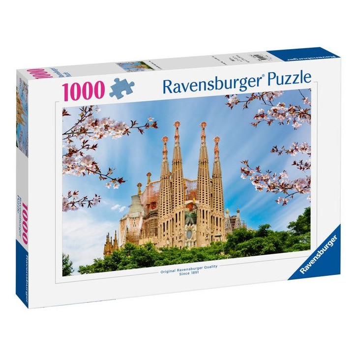 Ravensburger - Puzzle Adulte - Puzzle 1000 pieces - La Sagrada Família - des 14 ans - Puzzle de qualité supérieure -12001791