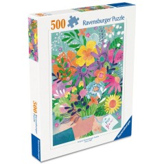 Ravensburger - Puzzle 500 pieces - Saint-Valentin en fleurs - des 12 ans - Puzzle de qualité supérieure - 12001795