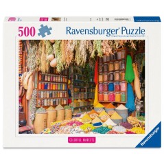 Ravensburger - Puzzle 500 pieces - Marché aux épices Maroc (Puzzle H