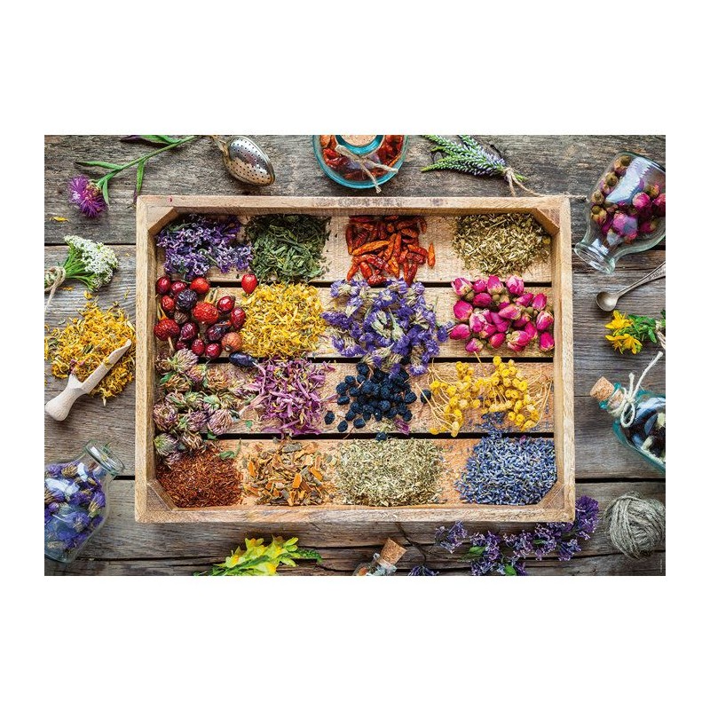 Nathan - Puzzle 1500 pieces - Les plantes médicinales -des 14 ans - E
