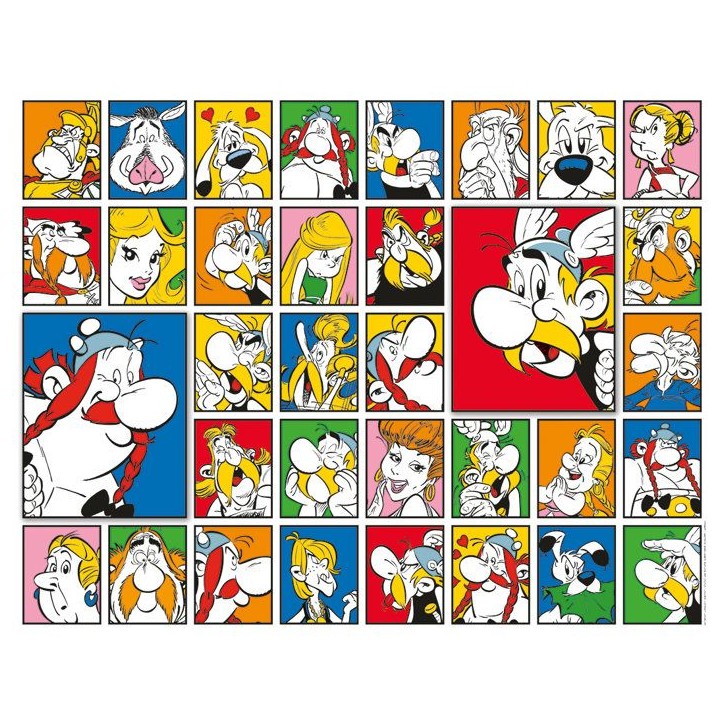 Nathan - Puzzle 2000 pieces - Les portraits / Astérix -des 14 ans - Puzzle de qualité supérieure - Collection Mes Héros - 12 Nathan - Puzzle 2000 pieces - Les portraits / Astérix -des 14 ans - Puzzle de qualité supérieure - Collection Mes Héros - 12