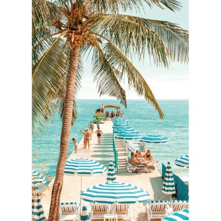 Nathan - Puzzle 1000 pieces - Antibes / Paul Fuentes Design -des 14 ans - Encastrement parfait - Collection Photo d'art - 120018