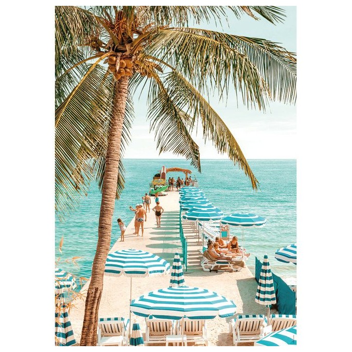 Nathan - Puzzle 1000 pieces - Antibes / Paul Fuentes Design -des 14 ans - Encastrement parfait - Collection Photo d'art - 120018