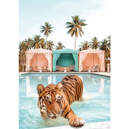 Nathan - Puzzle 1500 pieces-Baignade royale / Paul Fuentes Design-des 14 ans-Encastrement parfait-Collection Photo d'art-1200186
