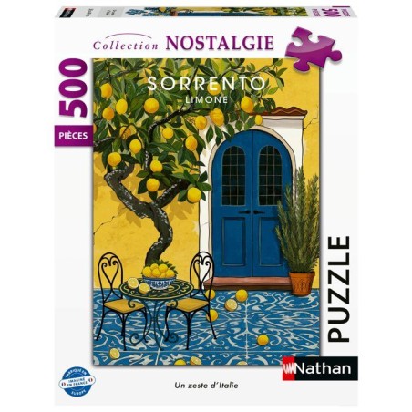 Nathan - Puzzle Adulte 500 pieces - Un zeste d'Italie - des 12 ans - P