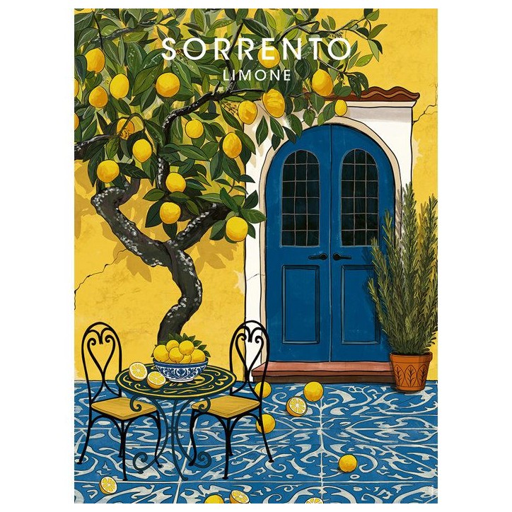 Nathan - Puzzle Adulte 500 pieces - Un zeste d'Italie - des 12 ans - Puzzle de qualité supérieure - Collection Nostalgie - 120 Nathan - Puzzle Adulte 500 pieces - Un zeste d'Italie - des 12 ans - Puzzle de qualité supérieure - Collection Nostalgie - 120