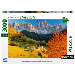 Nathan-Puzzle 3000 pieces-Le village de Santa Magdalena Loic Lagarde -