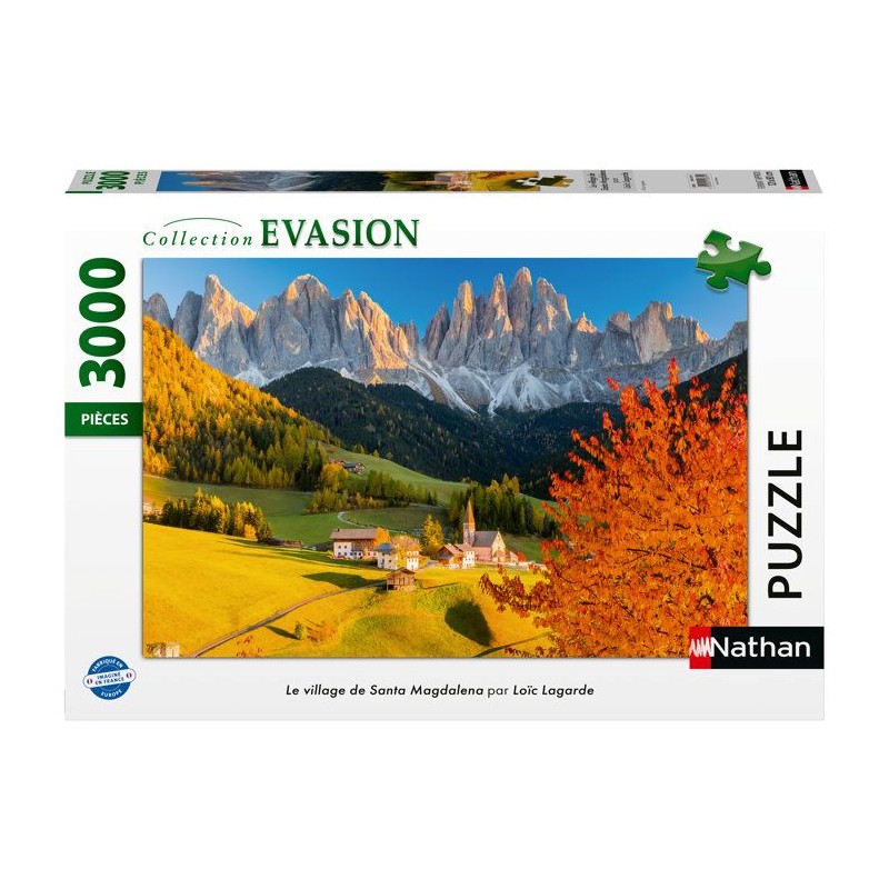 Nathan-Puzzle 3000 pieces-Le village de Santa Magdalena Loic Lagarde -