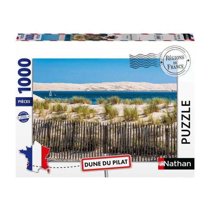 Nathan - Puzzle 1000 pieces - Vue sur la Dune du Pilat (Collection Ré