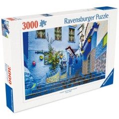 Ravensburger - Puzzle Adulte 3000 pieces - Le Maroc en bleu -des 14 ans - Puzzle de qualité supérieure fabriqué en Europe-120