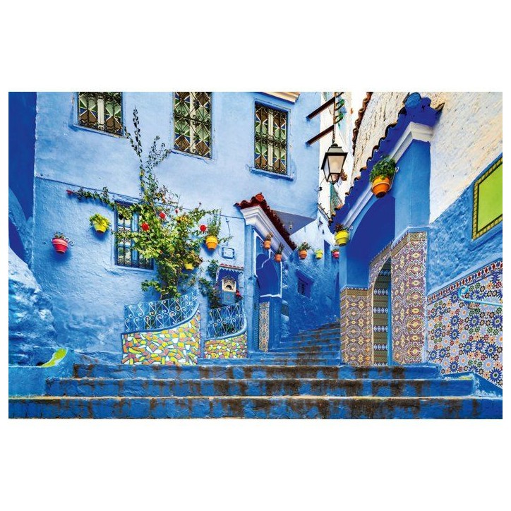 Ravensburger - Puzzle Adulte 3000 pieces - Le Maroc en bleu -des 14 ans - Puzzle de qualité supérieure fabriqué en Europe-120