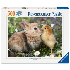 Ravensburger - Puzzle 500 pieces - Lapin et poussin (Collection bébé