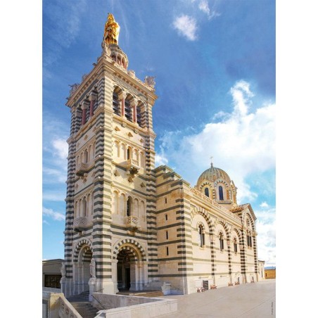 Nathan-Puzzle Adulte 500 pieces-Notre-Dame de la Garde (Collection Régions de France)-des 12 ans-Pz qualité supérieure-120020