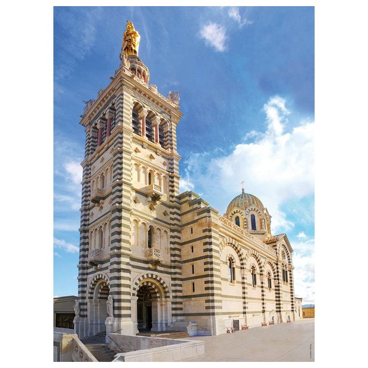 Nathan-Puzzle Adulte 500 pieces-Notre-Dame de la Garde (Collection Régions de France)-des 12 ans-Pz qualité supérieure-120020 Nathan-Puzzle Adulte 500 pieces-Notre-Dame de la Garde (Collection Régions de France)-des 12 ans-Pz qualité supérieure-120020