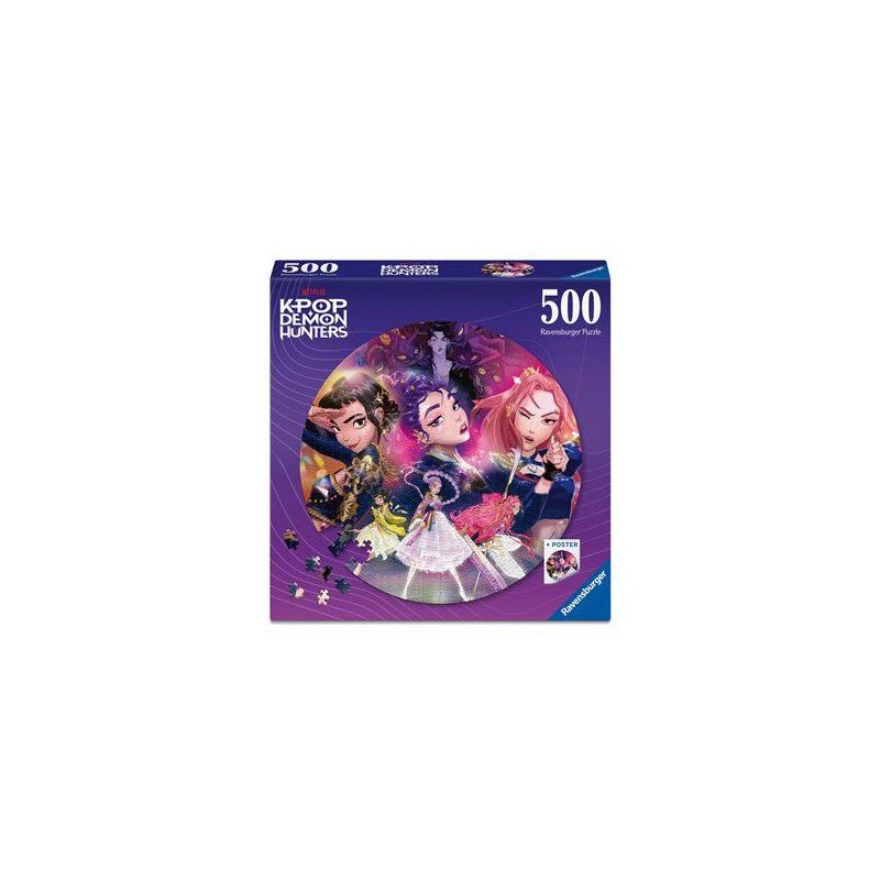 Ravensburger - Puzzles Adultes 500 pieces - KPop Demon Hunters - Pour