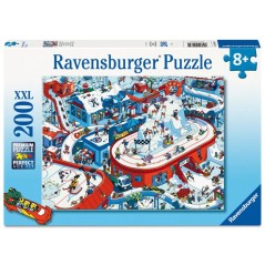 Ravensburger - Puzzle Enfant - 200 pieces XXL - Sports d'hiver - des 8