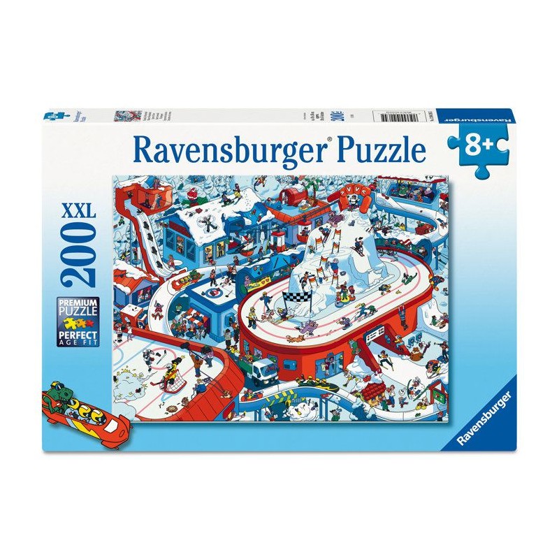 Ravensburger - Puzzle Enfant - 200 pieces XXL - Sports d'hiver - des 8