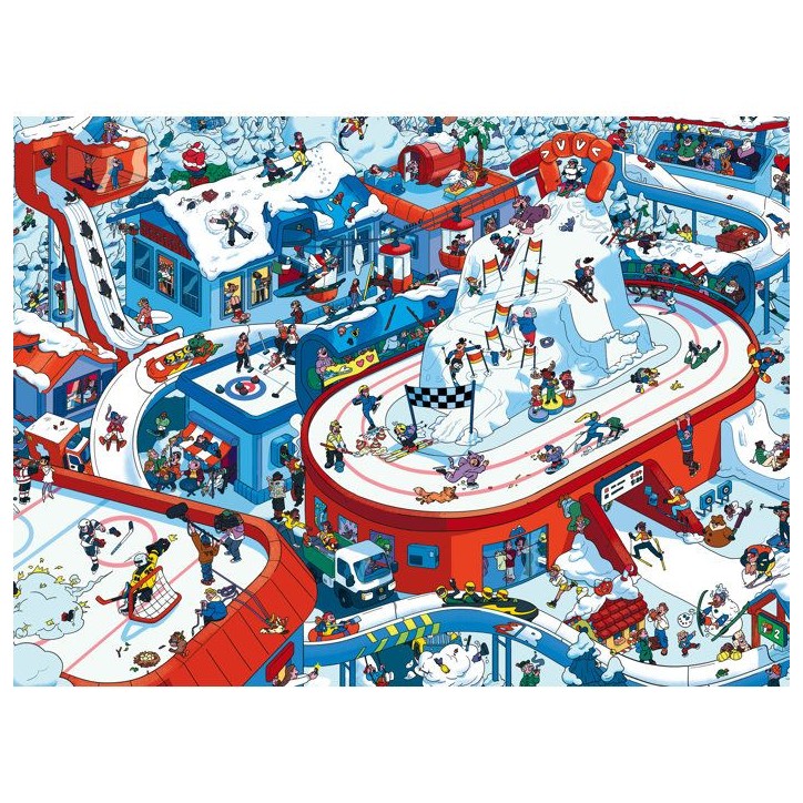 Ravensburger - Puzzle Enfant - 200 pieces XXL - Sports d'hiver - des 8 ans - Puzzle de qualité supérieure - Fantastique - 1200 Ravensburger - Puzzle Enfant - 200 pieces XXL - Sports d'hiver - des 8 ans - Puzzle de qualité supérieure - Fantastique - 1200
