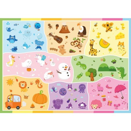 Nathan-Puzzle enfants 45 pieces-Un monde de couleurs-des 5 ans-Puzzle de qualité supérieure-Carton épais et résistant-120042