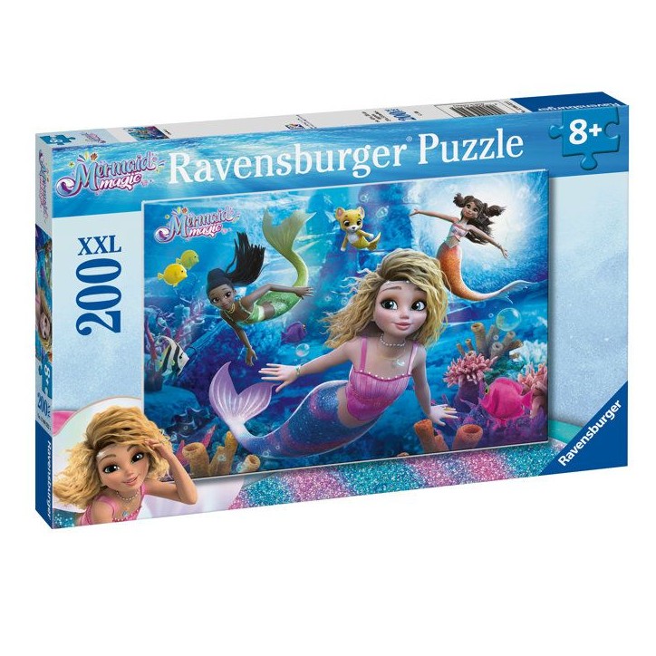 Ravensburger - Puzzle Enfant - 200 pieces XXL - Le monde magique des Sirenes Supremes - des 8 ans - 12004322 Ravensburger - Puzzle Enfant - 200 pieces XXL - Le monde magique des Sirenes Supremes - des 8 ans - 12004322