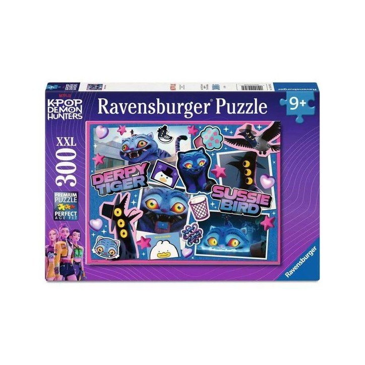 Ravensburger - Puzzles Enfants 300 XXL pieces - KPop Demon Hunters - Derpy & Sussie - 12004758 Ravensburger - Puzzles Enfants 300 XXL pieces - KPop Demon Hunters - Derpy & Sussie - 12004758